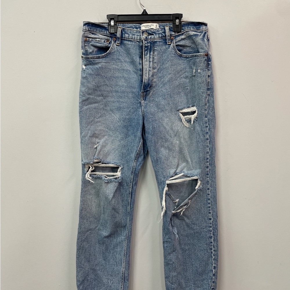 Abercrombie & Fitch Women’s The Ankle Straight Ultra High Rise Jeans Size 14